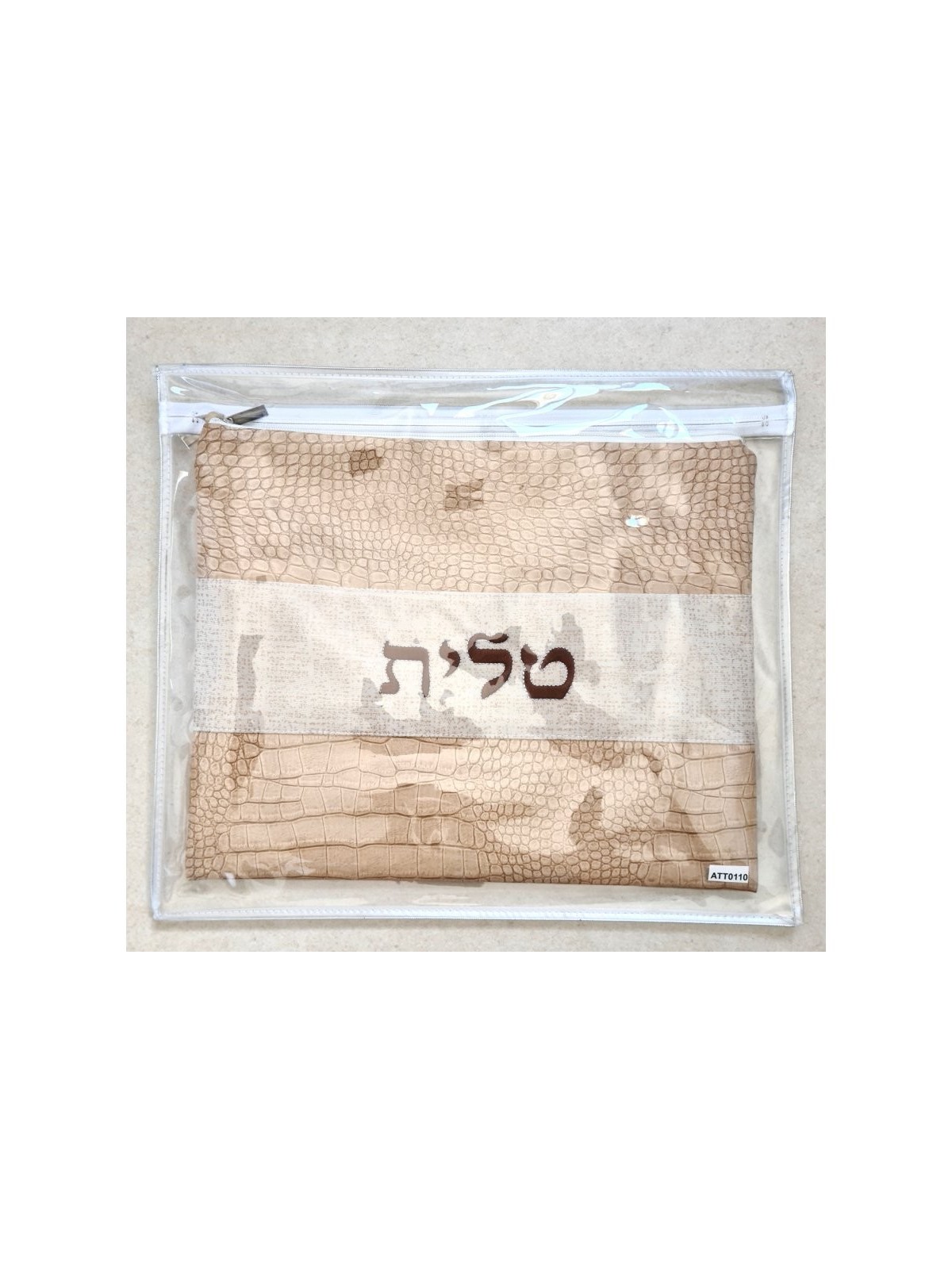 סט תיק תפילין טלית דמוי עור שני ל... | תיקי טלית ותפילין